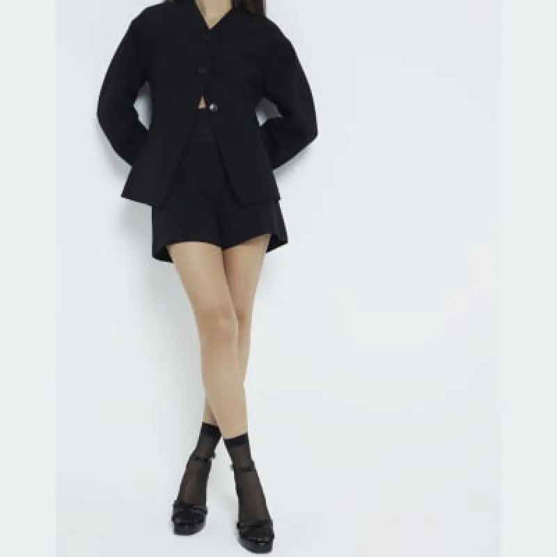 Black Closed Back Platform Sandals sold by River Island