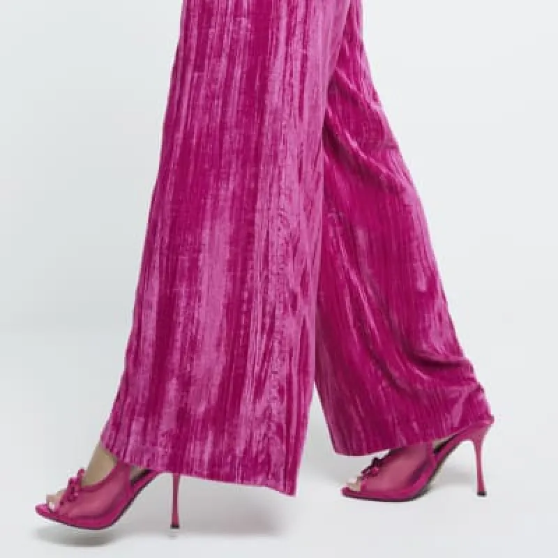 Pink Mesh Bow Heeled Sandals sold by River Island