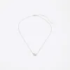 Silver Cubic Zirconia Butterfly Necklace sold by River Island