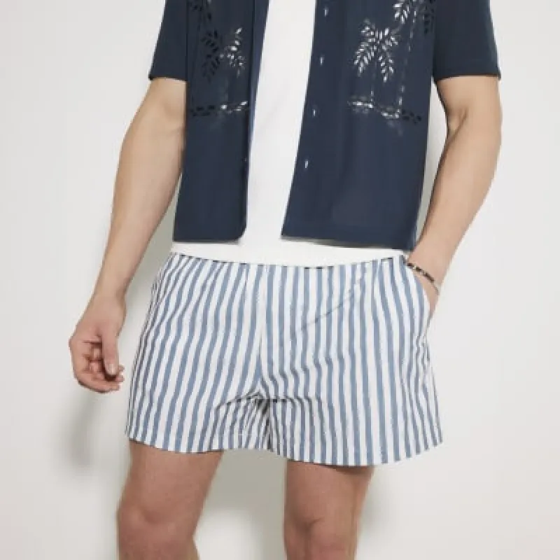 Blue Stripe Swim Shorts sold by River Island