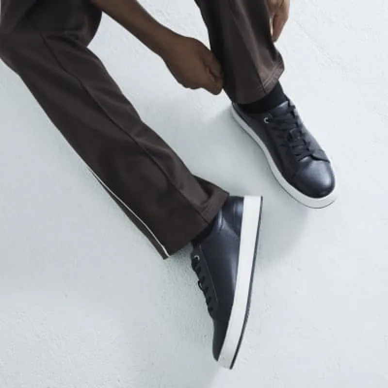 Black Astra Cupsole Trainers sold by River Island