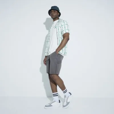 Brown Denim Shorts sold by River Island