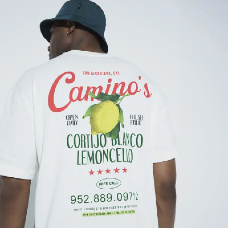 Ecru Short Sleeve Lemoncello T-Shirt sold by River Island