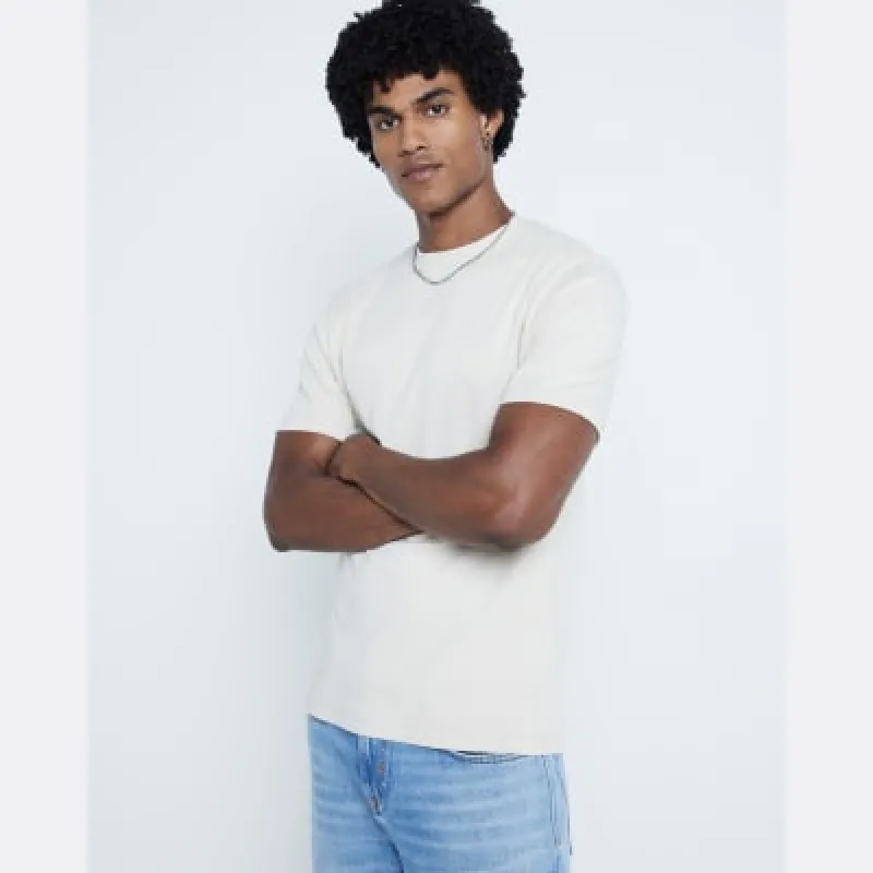 Stone Slim Fit RI Studio T-Shirt sold by River Island