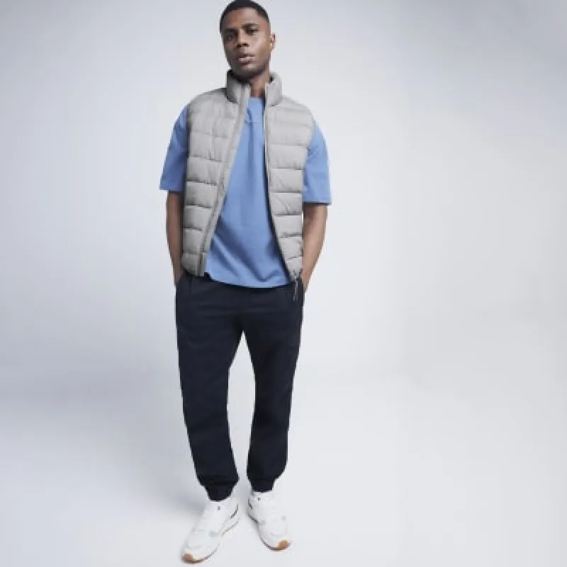Grey Quilted Gilet sold by River Island