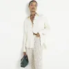 Cream satin oversized shirt sold by River Island