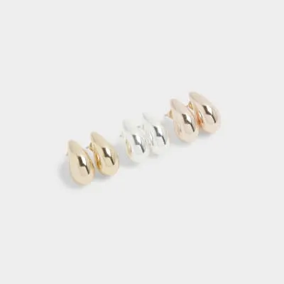 Gild domed earrings multipack sold by River Island
