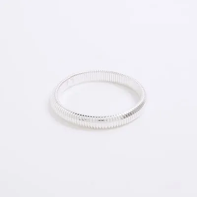 Silver watch strap bracelet sold by River Island