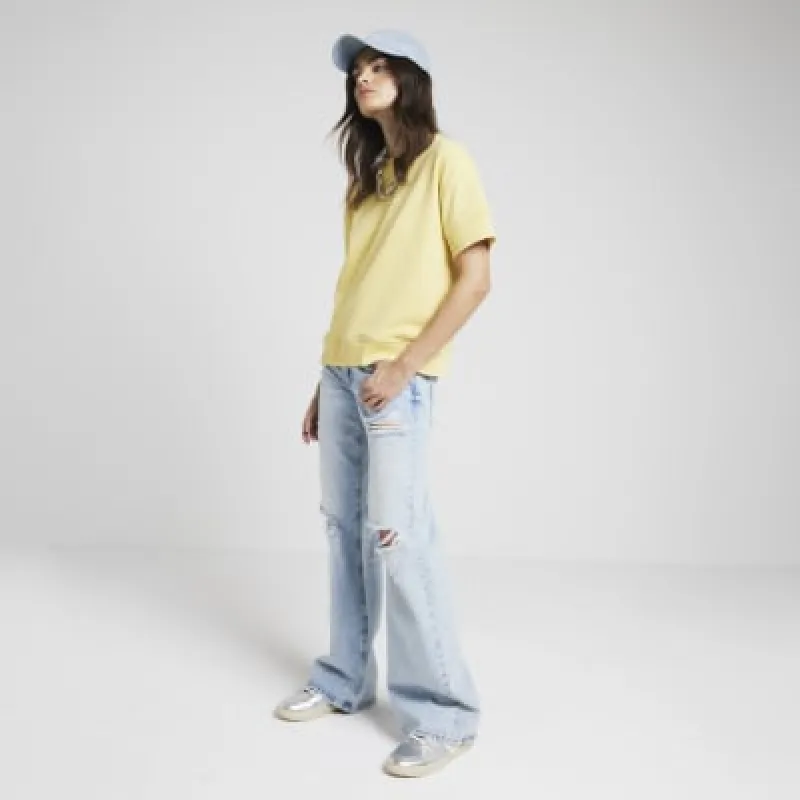 Yellow Sweatshirt T-shirt sold by River Island