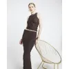 Brown Textured Sleeveless Top sold by River Island