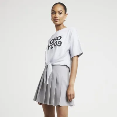 Grey graphic Soho NYC t-shirt sold by River Island