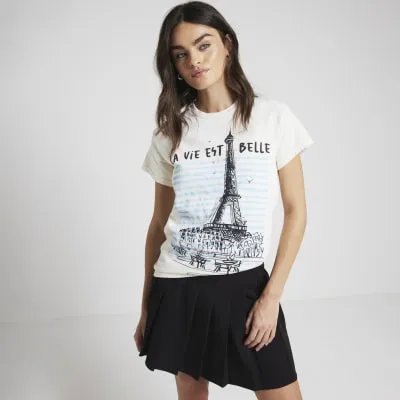 Cream Paris graphic t-shirt sold by River Island