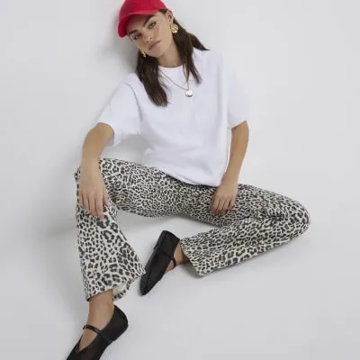 White oversized seam t-shirt sold by River Island