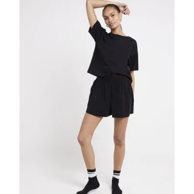 Black t-shirt and shorts set sold by River Island