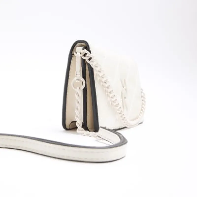 Cream Cross Body Purse sold by River Island