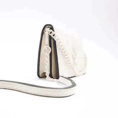 Cream Cross Body Purse sold by River Island