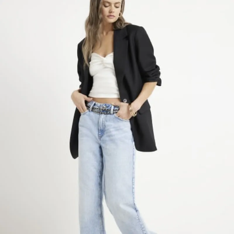 White front knot bandeau top sold by River Island