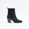 Black Suede Western Cowboy Boots sold by River Island
