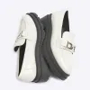 Cream Trim Chunky Loafers sold by River Island