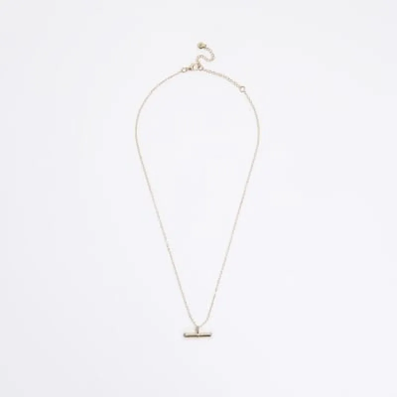 Gold December birthstone necklace made by River Island