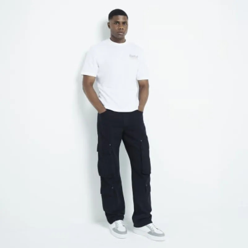 White Regular Fit Castrol Racing T-Shirt sold by River Island