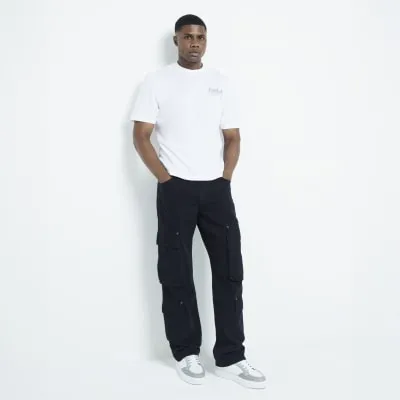 White Regular Fit Castrol Racing T-Shirt sold by River Island