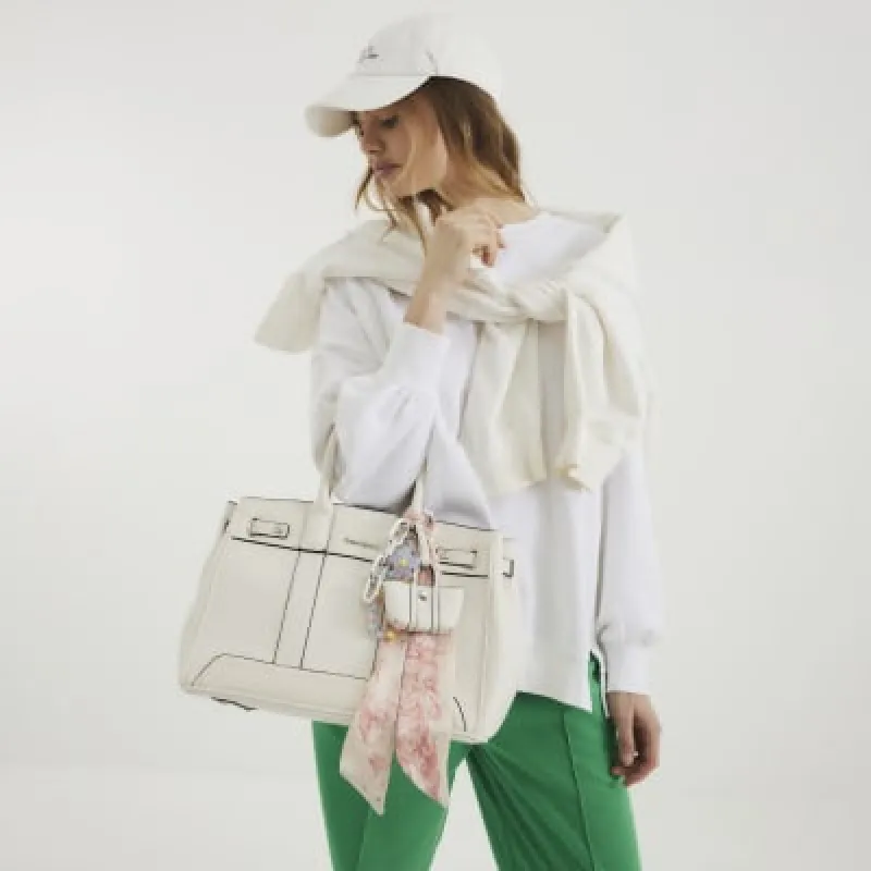 White Large Charm Tote Bag sold by River Island