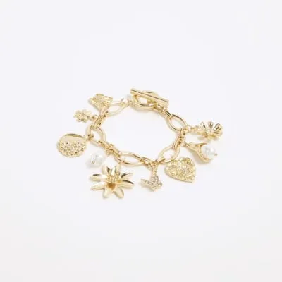 Gold Charm Bracelet sold by River Island
