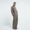 Brown Snakeskin relaxed straight leg jeans sold by River Island