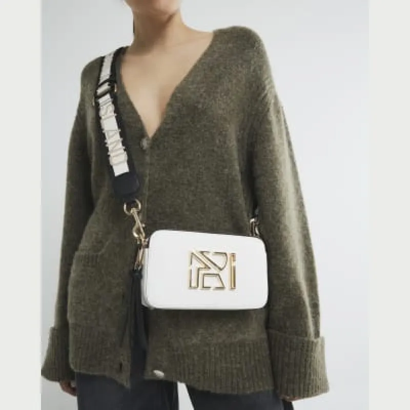 White RI Crossbody Camera Bag sold by River Island