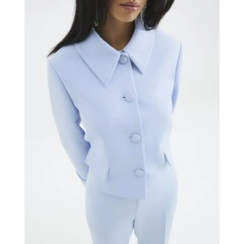 Petite Blue Structured Jacket sold by River Island