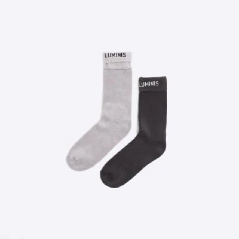 Grey 2 Pack Luminis Socks sold by River Island