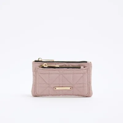 Pink Quiled Pouch sold by River Island