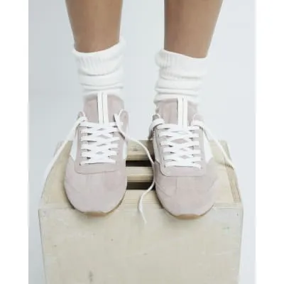 Pink Lace Up Gum Sole Trainers sold by River Island