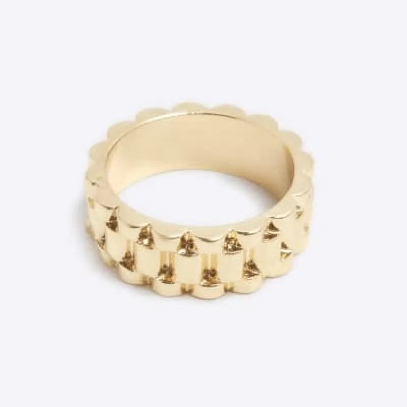 Gold Chain Ring sold by River Island