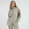 Beige Long Sleeve Oversized Shirt sold by River Island