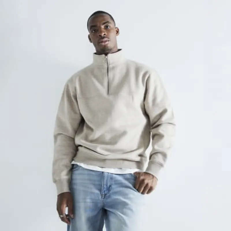 Beige Essential Funnel Jumper sold by River Island
