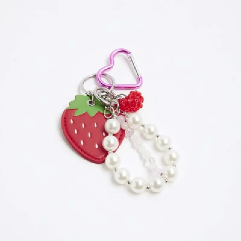 Red Strawberry Charm Set sold by River Island