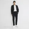 Black Stretch Skinny Fit Suit Trousers sold by River Island