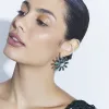 Green Circular Stud Earrings sold by River Island