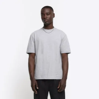 Grey RI Studio regular fit t-shirt sold by River Island