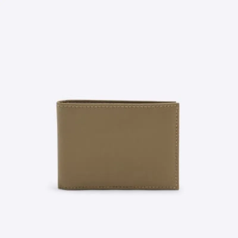 Stone Leather Slim Wallet sold by River Island