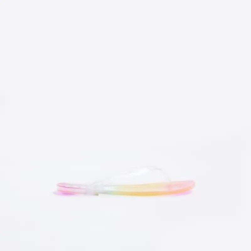 Pink JuJu ombre jelly flip flop sandals sold by River Island