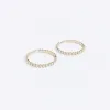 Gold Large Pearl Hoop Earrings sold by River Island