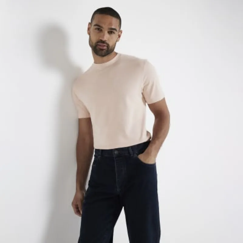 Pink RI Studio slim fit t-shirt sold by River Island