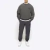Dark grey regular fit cargo trousers sold by River Island