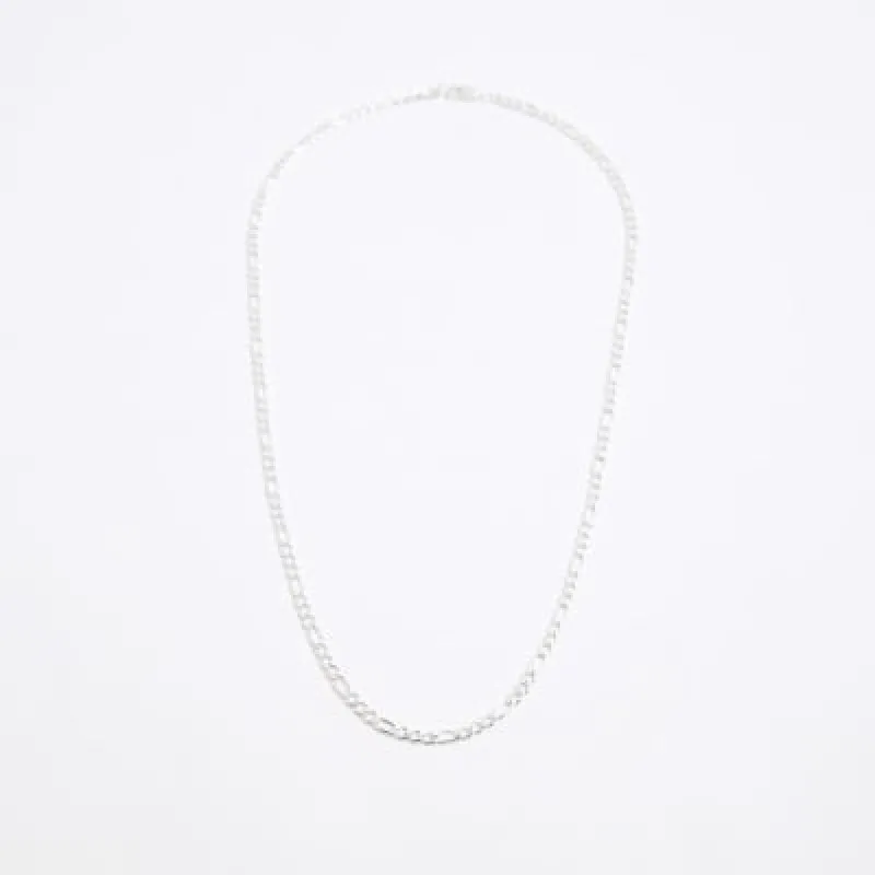 Silver colour chain necklace sold by River Island