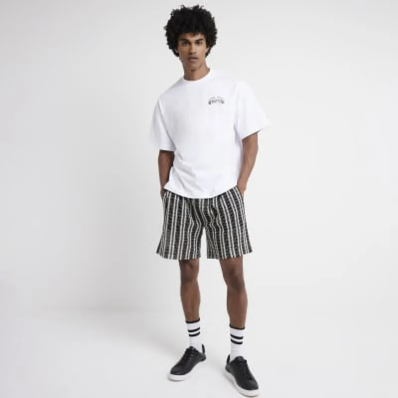 White oversized fit fruit graphic t-shirt sold by River Island