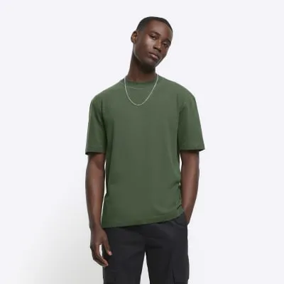 Green RI Studio regular fit t-shirt sold by River Island