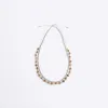 Brown Beaded Necklace sold by River Island